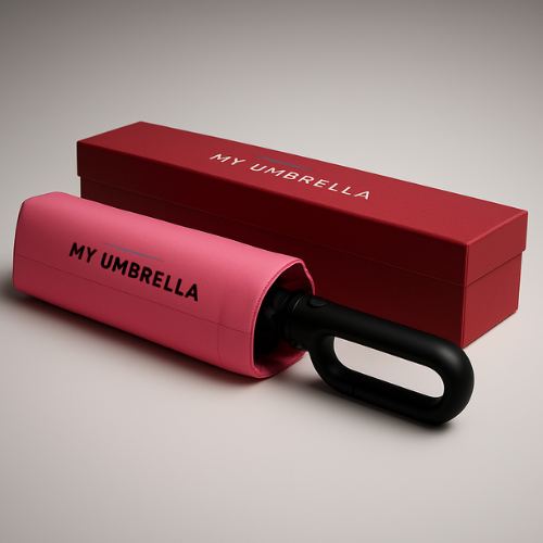 MY UMBRELLA - Parapluie Automatique Ultra-Résistant Rose