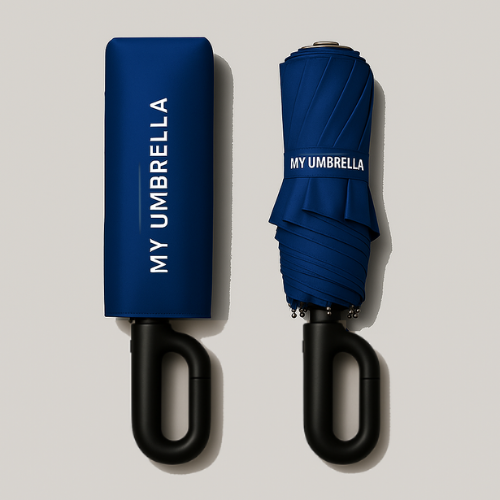 MY UMBRELLA - Parapluie Automatique Ultra-Résistant Bleu