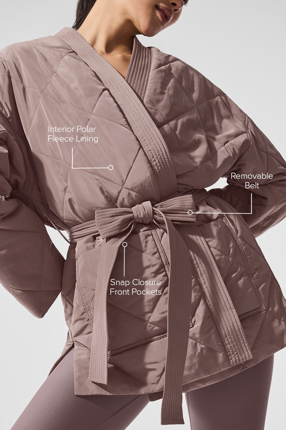 Urbanite Wrap Puffer - Mushroom