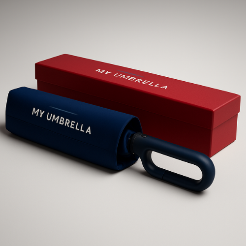 MY UMBRELLA - Parapluie Automatique Ultra-Résistant Bleu