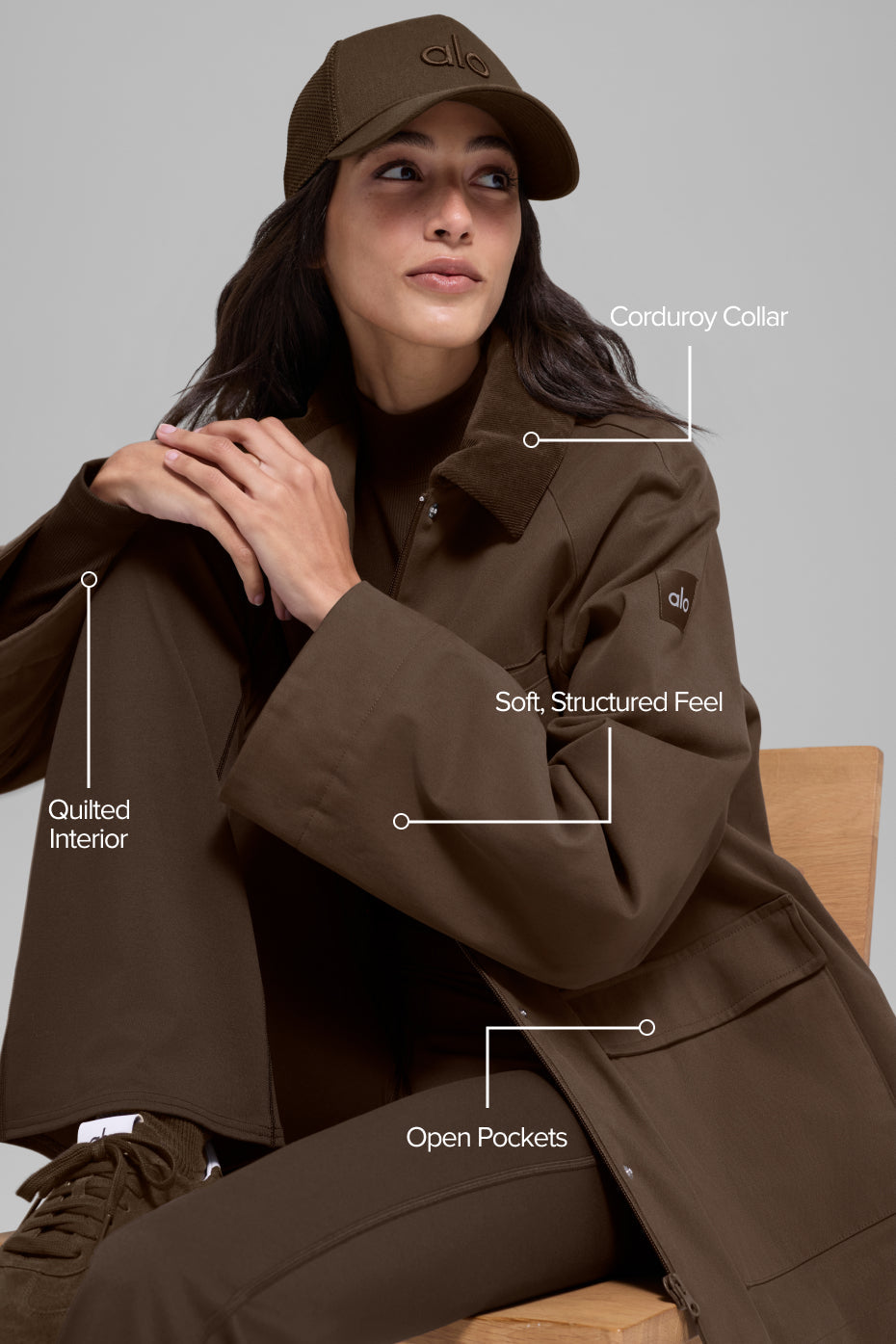 Twill Barn Jacket - Espresso