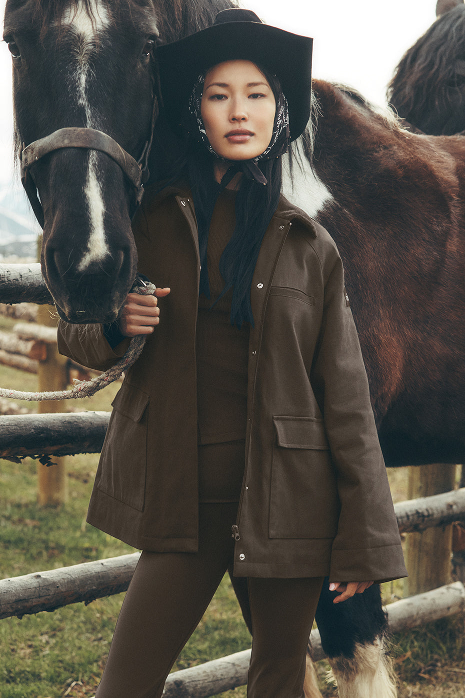 Twill Barn Jacket - Espresso